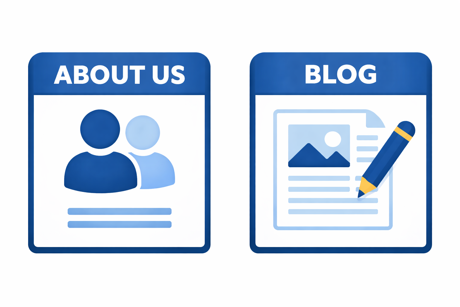 Expansion of website structure as business grows